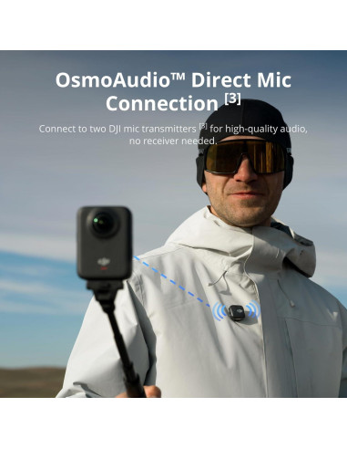 Cámara 360 DJI Osmo - Impermeable, 8K, 120MP, 184g