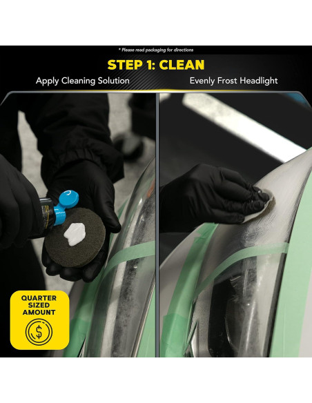 Kit de Restauración de Faros Meguiar's G2970 - 2 Pasos, 363g