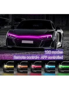 Luces LED Tockmoon ck001 Multicolor 120 Modos 177.8 cm 12V 2