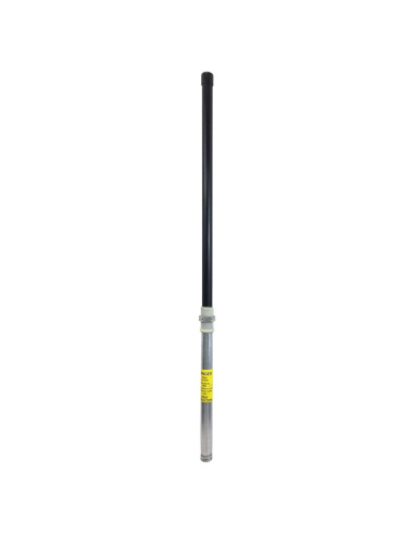 Antena Base Procomm PT3 Deluxe 91.44 cm Sin Tierra Negra