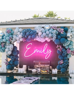 Cartel de Neón Personalizado BSTGBYX 63.5x24.1cm USB LED 2