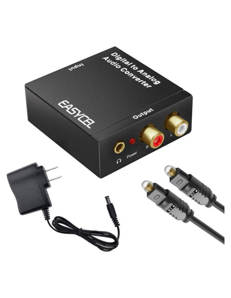 Convertidor Digital a Analógico Easycel DAC 3.5mm y RCA