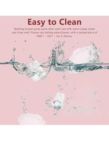 4 Piezas Repuesto Extractor de Leche Momcozy M5 Silicona