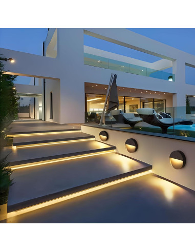 Tira de Luz LED Neón FORT 10M Blanca Cálida Impermeable 110V