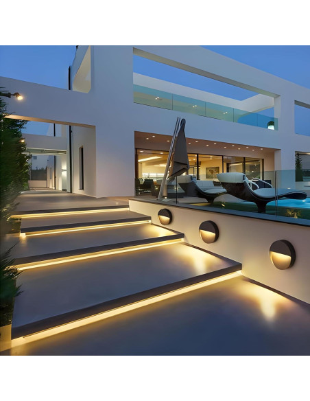 Tira de Luz LED Neón FORT 10M Blanca Cálida Impermeable 110V