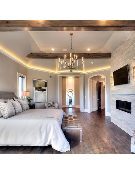 Tira de Luz LED Neón FORT 10M Blanca Cálida Impermeable 110V