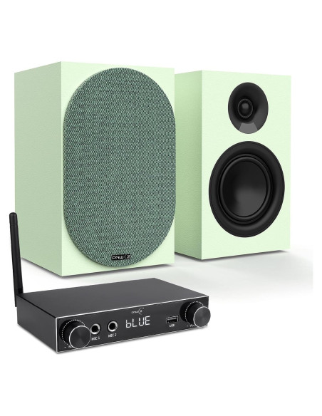 Altavoces de Estantería Pasivos PNWCZ 5.25" Verde Aguacate Hi-Fi