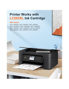 Cartucho de Tinta Negra E-Z Ink Pro LC203XL Compatible Brother - 3 Unidades 2