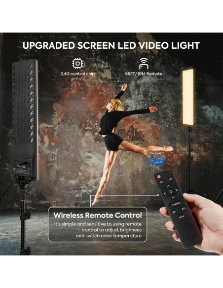 Kit de Iluminación LED SEDGEWIN 2 Piezas 36W 2500-7500K