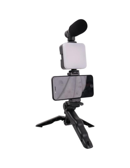 Kit de Luz de Relleno LED LiangLL con Micrófono y Trípode