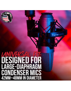 Soporte Antivibración Universal Gator para Micrófonos 42-48mm 2