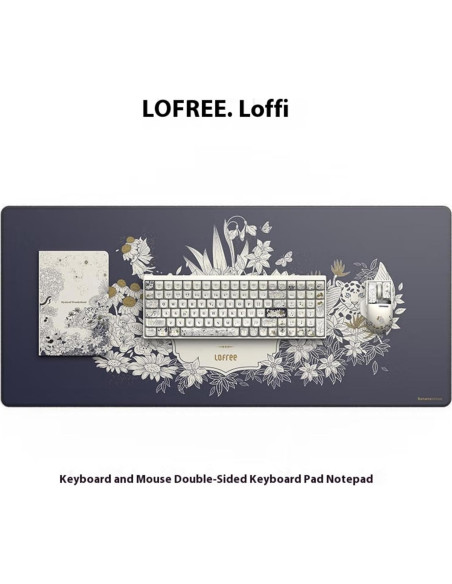 Conjunto Teclado Mecánico Inalámbrico Lofree 100 Teclas PBT