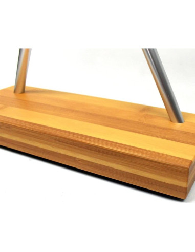 Escultura Cinética Los Palos Oscilantes - Tamaño Completo Plata