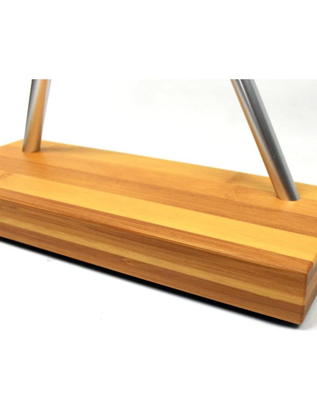 Escultura Cinética Los Palos Oscilantes - Tamaño Completo Plata