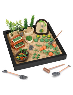 Kit Jardín Zen de Arena Dreamon - 56 Accesorios para Escritorio