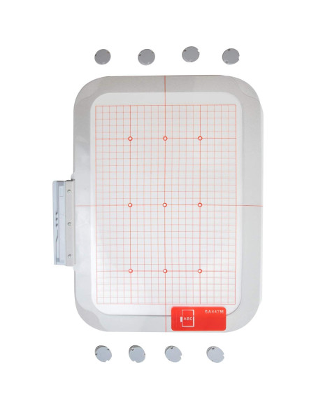 Aro Metálico Magnético Jumbo 200x300mm para Bordar Brother/Babylock