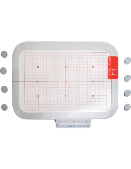 Aro Metálico Magnético Jumbo 200x300mm para Bordar Brother/Babylock