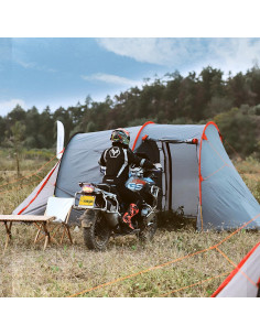 Carpa para 2 Personas StableEase Gris Impermeable para Camping 2