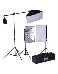 Kit de Iluminación Continua 2400W Fábrica de Flores de Seda