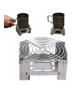 Estufa de Emergencia Plegable Jeorywoet 9.6x7.5 cm para Camping