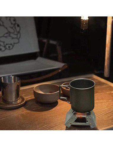 Estufa de Emergencia Plegable Jeorywoet 9.6x7.5 cm para Camping