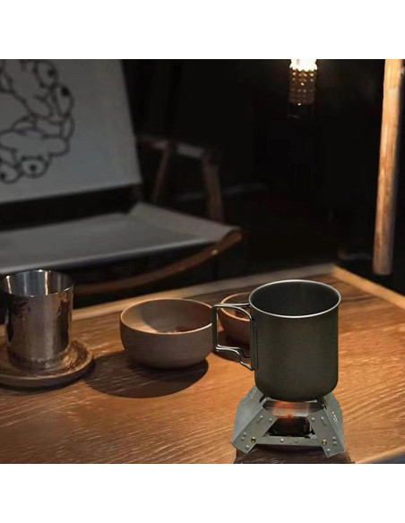 Estufa de Emergencia Plegable Jeorywoet 9.6x7.5 cm para Camping