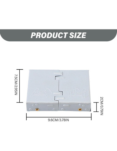 Estufa de Emergencia Plegable Jeorywoet 9.6x7.5 cm para Camping