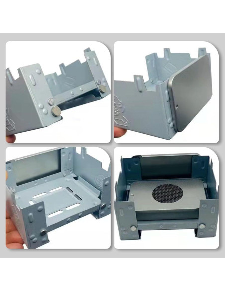 Estufa de Emergencia Plegable Jeorywoet 9.6x7.5 cm para Camping