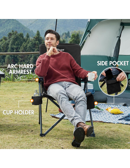 Silla de Camping Reclinable Portal FC-356 con Soporte Lumbar