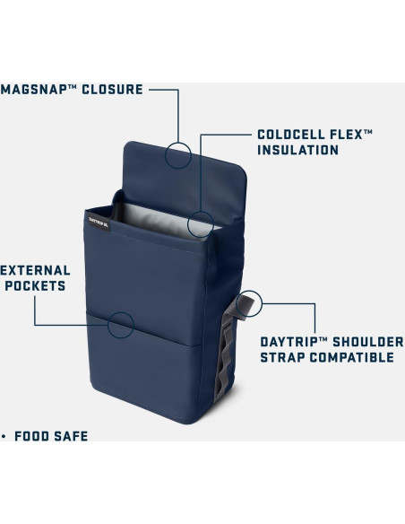 Bolsa de Almuerzo Aislada YETI Daytrip 6L Carbón
