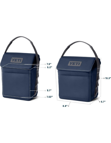 Bolsa de Almuerzo Aislada YETI Daytrip 6L Carbón