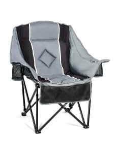Silla de Camping Plegable Behairity XL Acolchada 400lbs