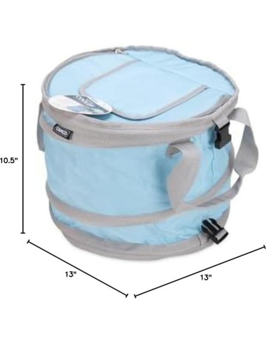Enfriador Plegable Camco 21L Aislado Impermeable Azul 51995