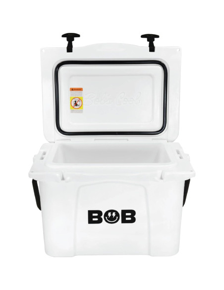 Enfriador Duro BOB EL ENFRIADOR CO 25Qt Portátil Blanco Enfriador Duro BOB EL ENFRIADOR CO 25Qt Portátil Blanco