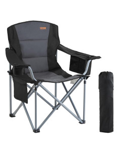 Silla de Camping Plegable VEVOR, Resistente y Portátil, 158.76 kg