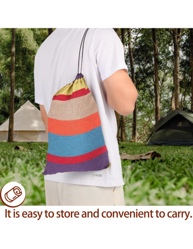 Hamaca de Camping Amarilla Yongkang 280kg Resistente y Portátil