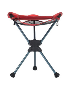 Taburete Giratorio 360 GRAND TRUNK Rojo Plegable 0.45 kg