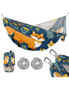 Hamaca de Camping Pnyoin Individual 289x138 cm 150 kg 2