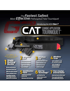 Kit de Trauma EVERLIT con Torniquete CAT Gen-7 y QuikClot 2