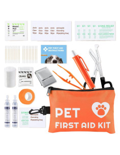 Kit de Primeros Auxilios para Perros Homsoil 45 Piezas Resistente