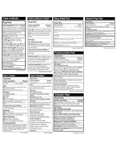 Kit de Primeros Auxilios SuccorWare 435 Piezas Profesional Rojo