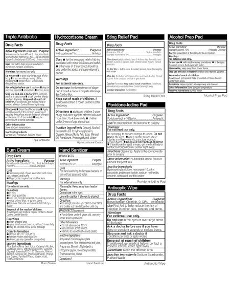 Kit de Primeros Auxilios SuccorWare 435 Piezas Profesional Rojo