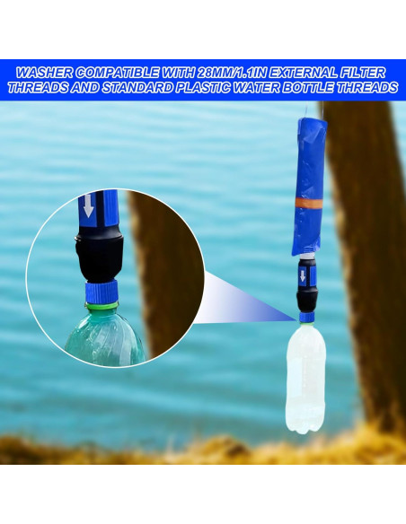 8 Sellos de Junta de Reemplazo Tinoaly para Filtros de Agua 24mm