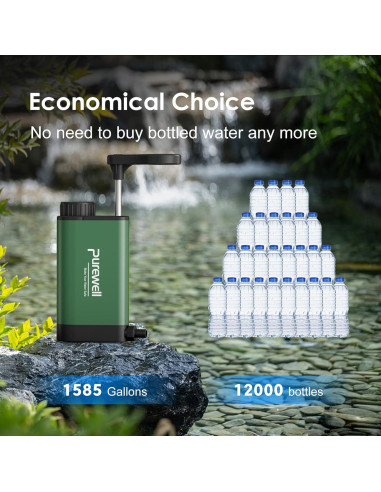 Bomba de Filtro de Agua Purewell con Ultrafiltración 6000L