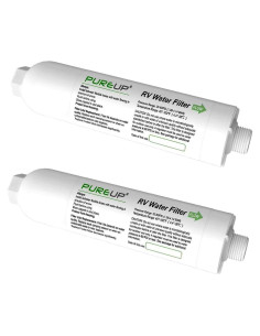 Filtro de Agua en Línea PUREUP para RV y Camping - 2 Unidades