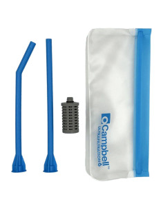 Pajilla Filtrante Portátil Campbell Ultrafiltration+ - Reutilizable, A Prueba de Lavavajillas, Elimina 99.9% Contaminantes