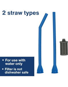 Pajilla Filtrante Portátil Campbell Ultrafiltration+ - Reutilizable, A Prueba de Lavavajillas, Elimina 99.9% Contaminantes 2