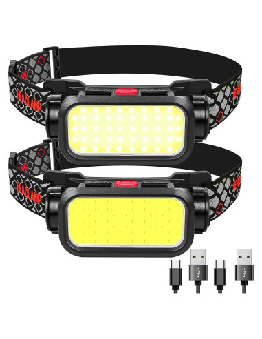 Linterna Frontal LED Northlet 1500 Lúmenes Recargable 4 Modos