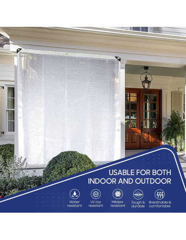 Lona Plástica Translúcida TarpsNow 3.05x3.66m Impermeable