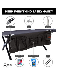 Cama de Camping Tough Outdoors XL Plegable 211x81 cm 136 kg 2